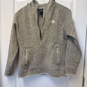 The North Face Tan Full-Zip Fleece Jacket